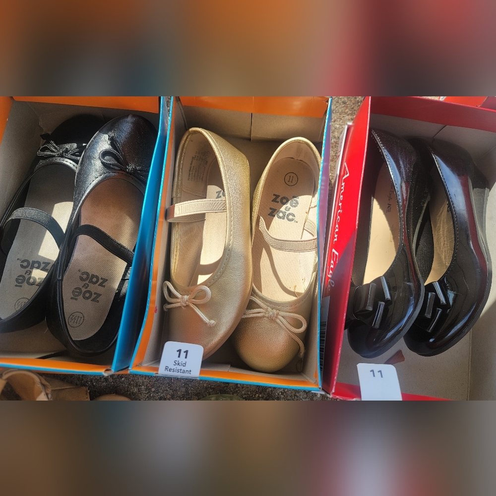 Girls dress shoes 3 pair bundle